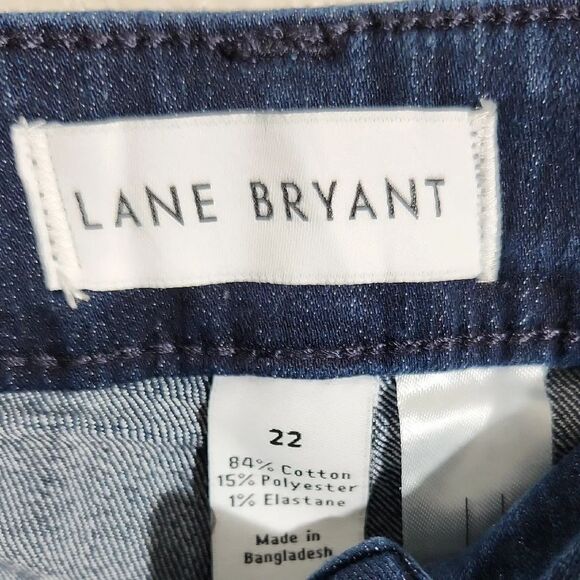 Lane Bryant Jeans Size 22 Mid Rise Skinny Denim Blue - Picture 2 of 8